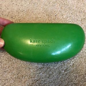 Kate Spade green sunglass case
